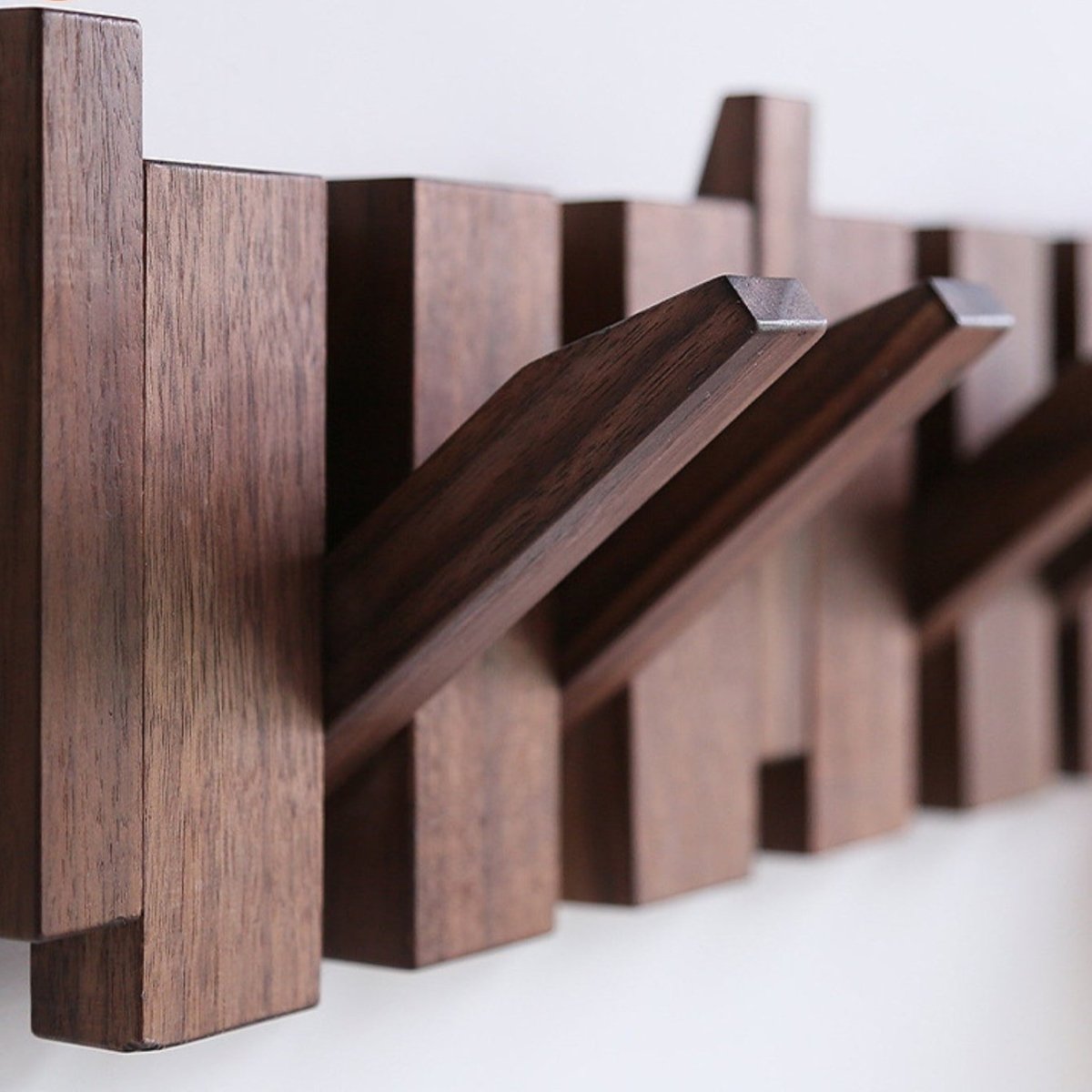 Rustic Wooden Coat Hook for Entryway and Home