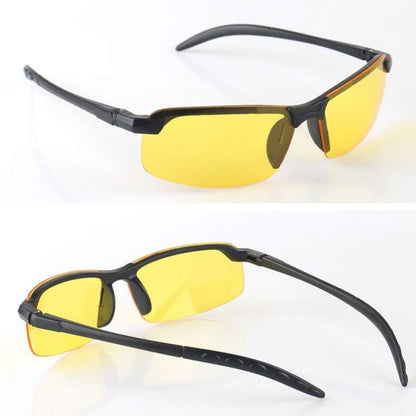 Anti Glare Night Vision Glasses Yellow Lens Eyestrain Relief
