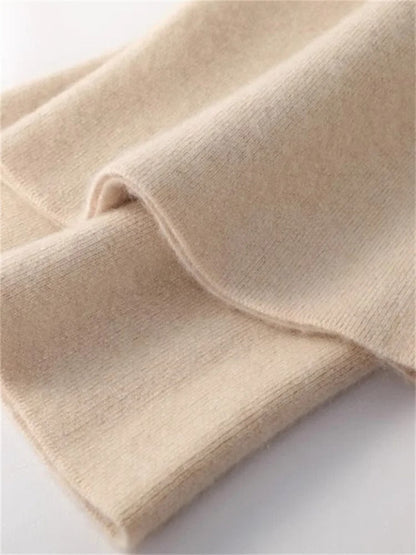 Soft High Waisted Cashmere Women's Pants