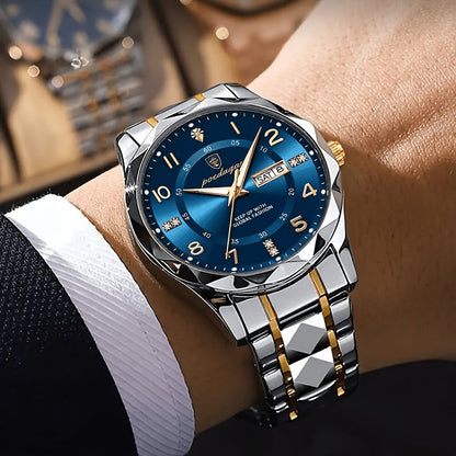 Rugged Mens Titanium Sports Watch with Digital Chronograph