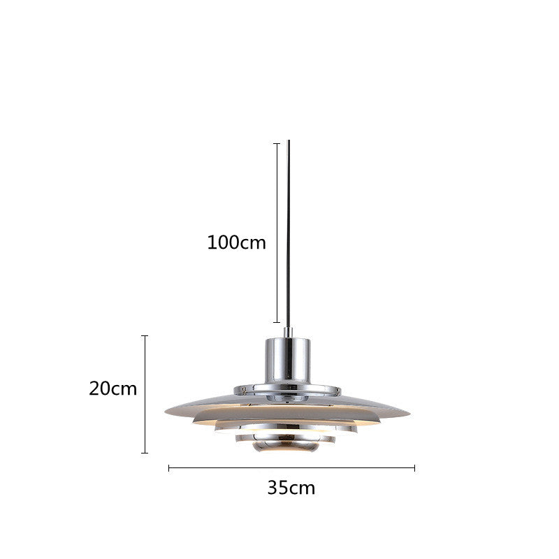 Contemporary Metal Hanging Light for Dining Rooms