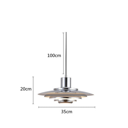 Contemporary Metal Hanging Light for Dining Rooms