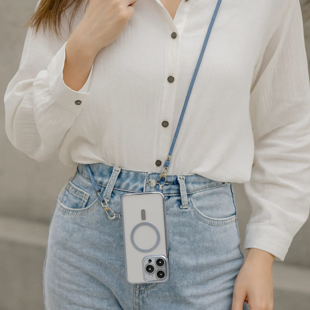 Phone Wallet Case with Crossbody Strap and Lanyard