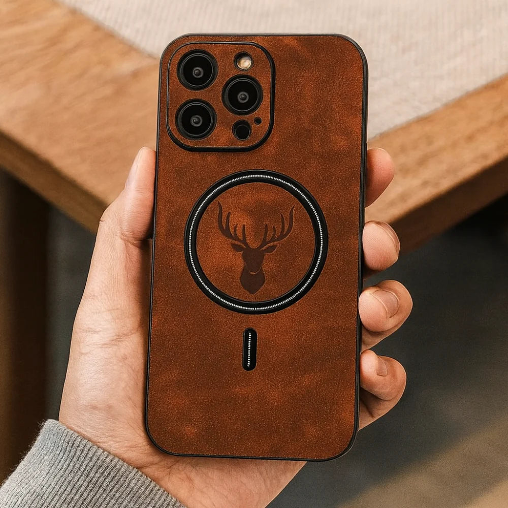 Thin Magnetic Phone Case with Textured Finish - Lusomart