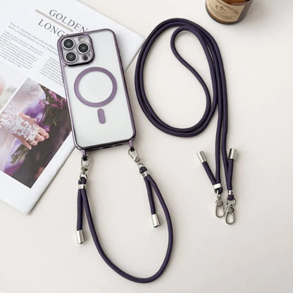 Phone Wallet Case with Crossbody Strap and Lanyard