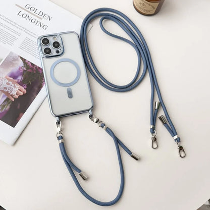 Phone Wallet Case with Crossbody Strap and Lanyard