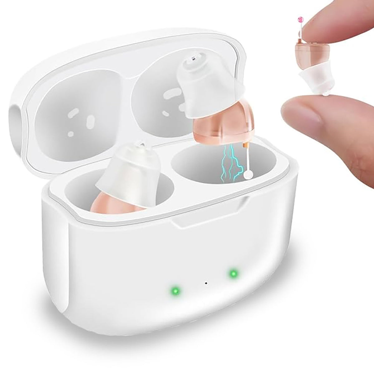 Compact Rechargeable 16 Channel Hearing Devices - Lusomart
