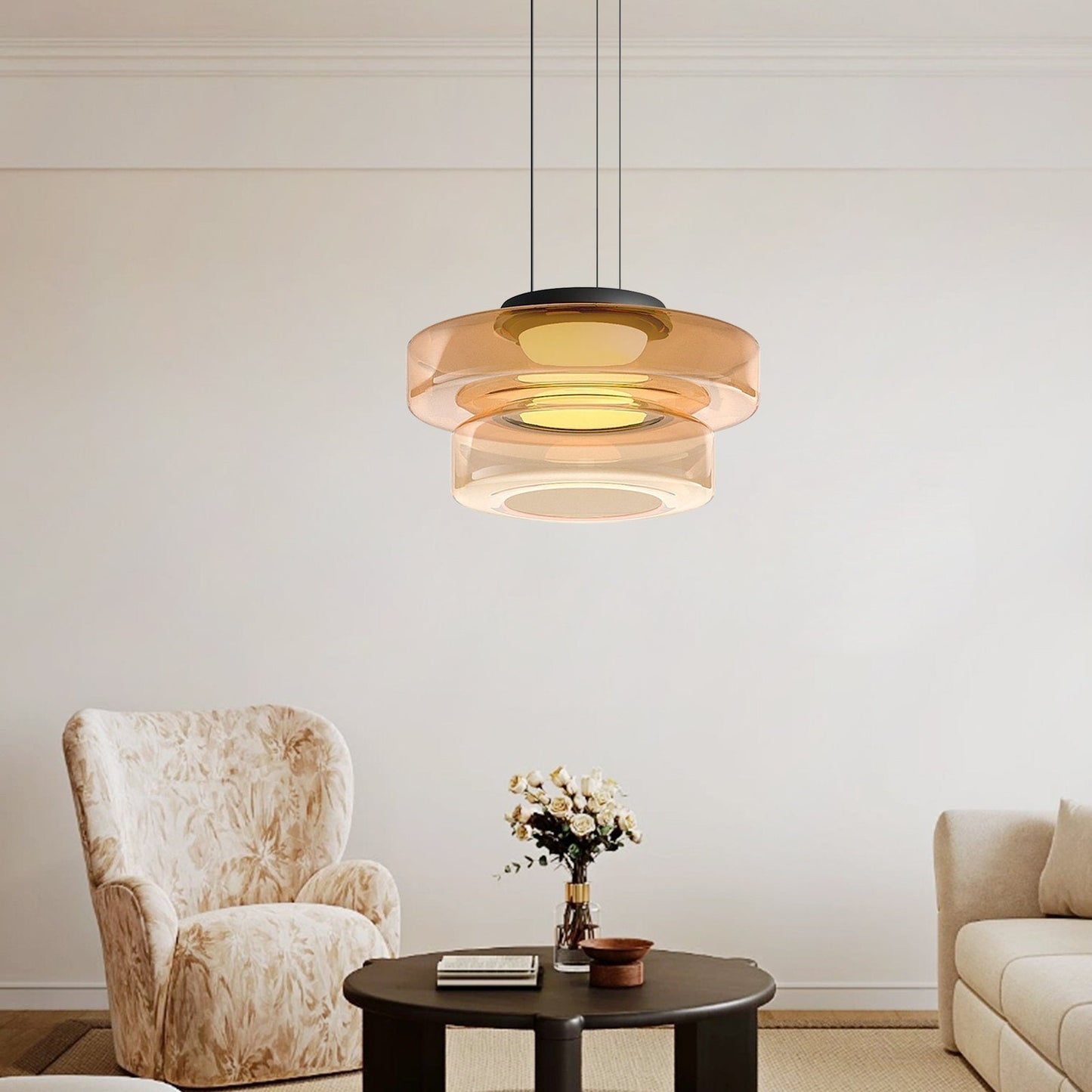 Modern Glass Drop Ceiling Light