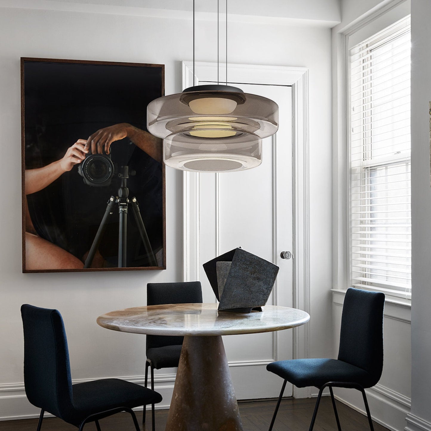 Modern Glass Drop Ceiling Light