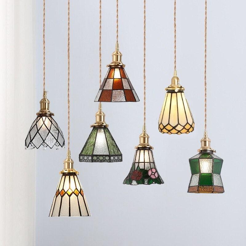 Classic Colorful Glass LED Pendant Light - Lusomart