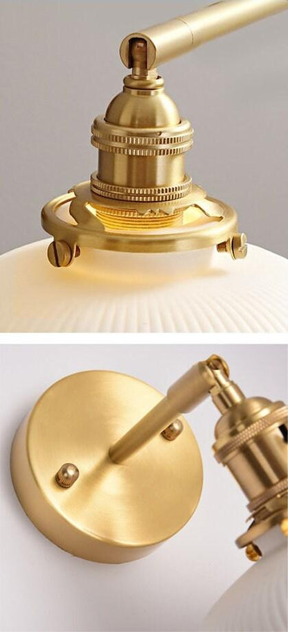 White Ceramic Egg Wall Lamp With Bulb