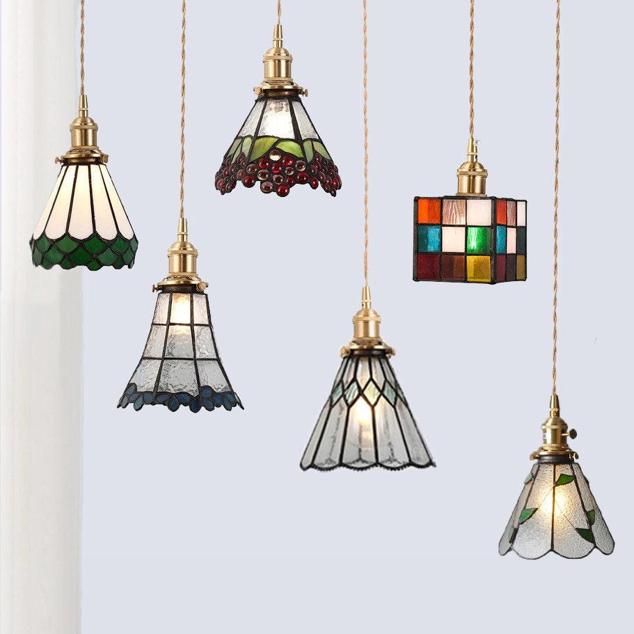 Classic Colorful Glass LED Pendant Light