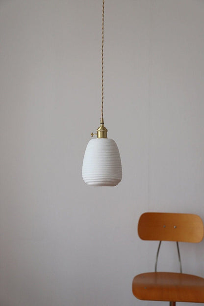 Asian Style Ceramic LED Hanging Light