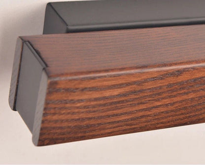 Modern Wooden Adjustable Bedside Lamp