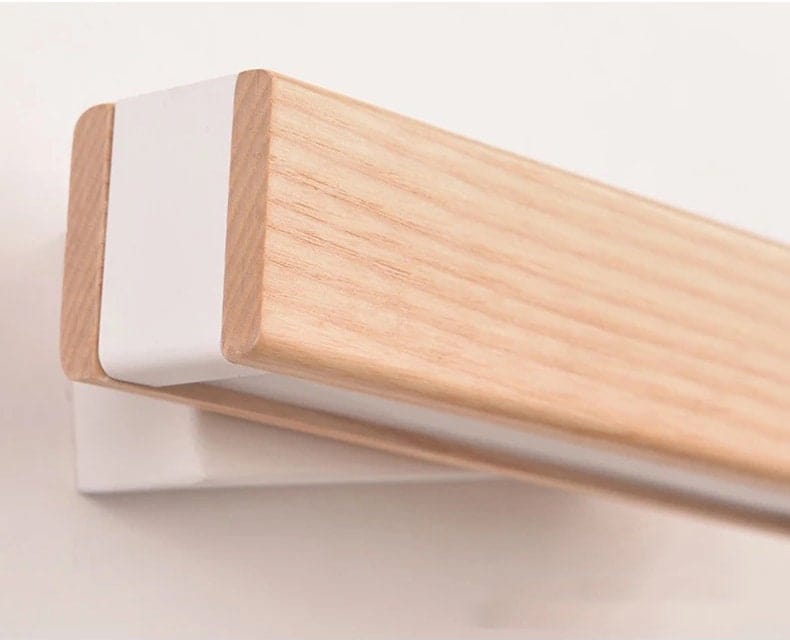 Modern Wooden Adjustable Bedside Lamp