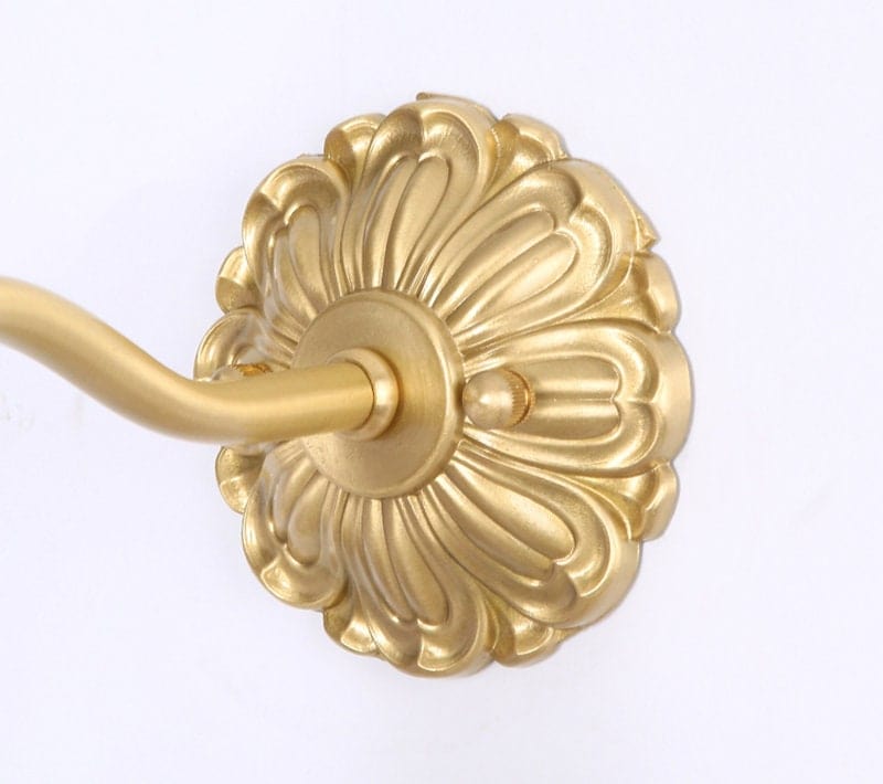 Soft Glass Brass Wall Sconce Light Fixture