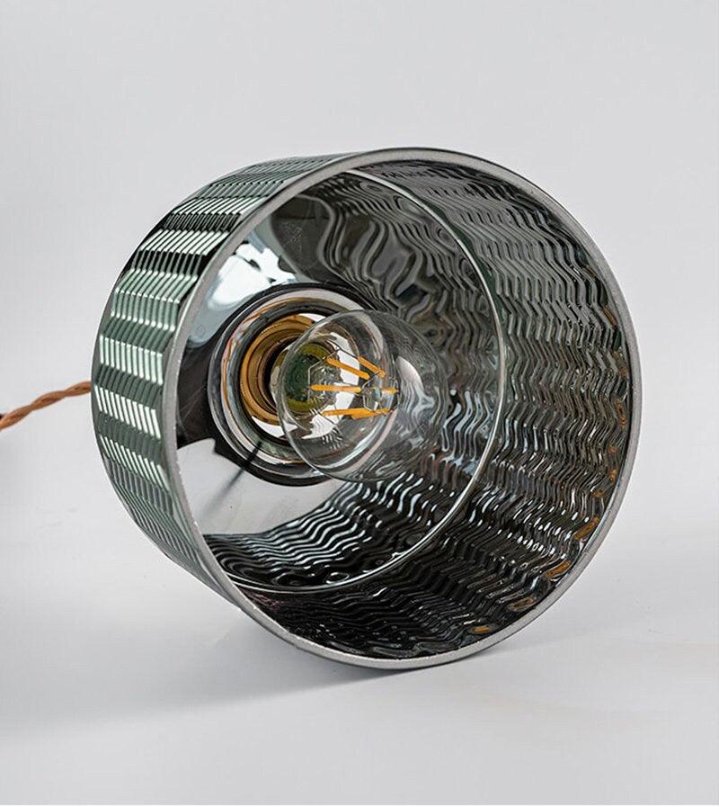 Sleek Green Glass Pendant Lamp with LED Light