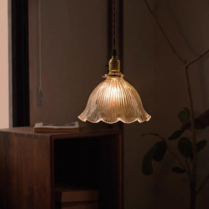 Elegant Glass Pendant Light with LED Bulb Included