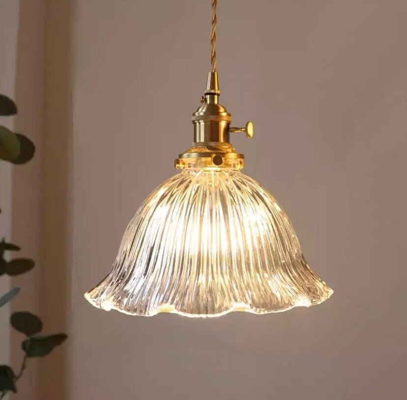 Elegant Glass Pendant Light with LED Bulb Included - Lusomart