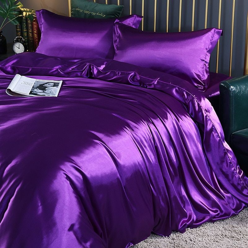 Soft 4-Piece Bed Set Sheet Duvet Pillowcases
