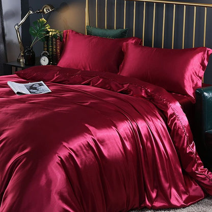 Soft 4-Piece Bed Set Sheet Duvet Pillowcases