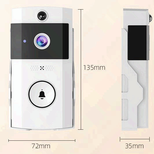 Wireless Smart Doorbell with Motion Alert & Night Vision