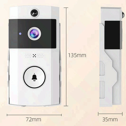 Wireless Smart Doorbell with Motion Alert & Night Vision