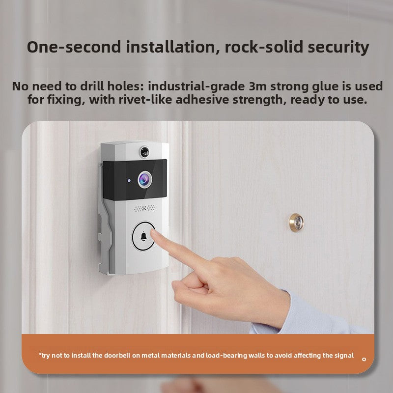 Wireless Smart Doorbell with Motion Alert & Night Vision