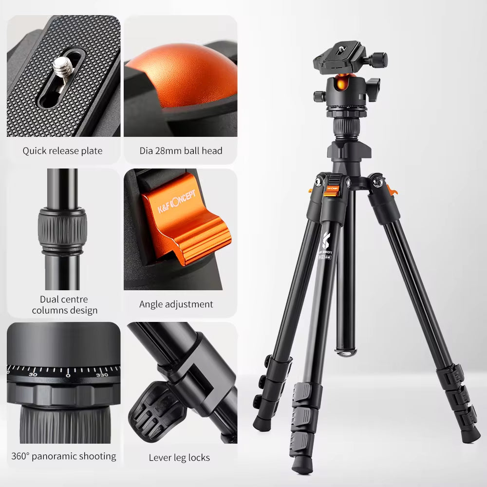 Compact Portable Travel Tripod For Phone & Camera