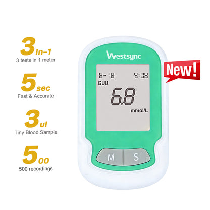 Accurate Home Health Tester for Cholesterol and Glucose