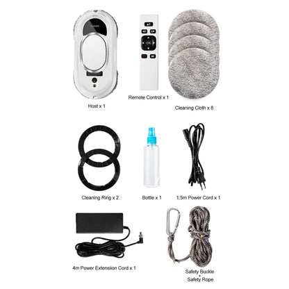 Automatic Window Cleaner Robot With Vacuum