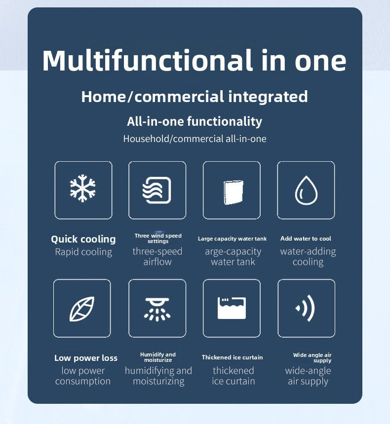 ArcticFlow™ - Compact Portable AC Unit with Remote Control