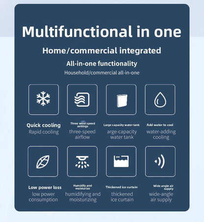 ArcticFlow™ - Compact Portable AC Unit with Remote Control
