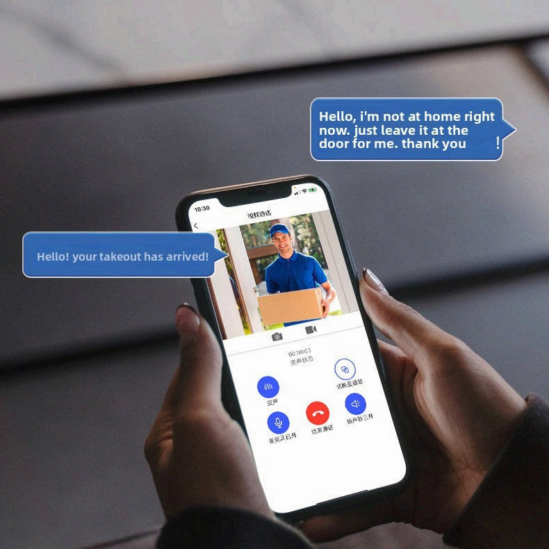 Wireless Smart Doorbell with Motion Alert & Night Vision