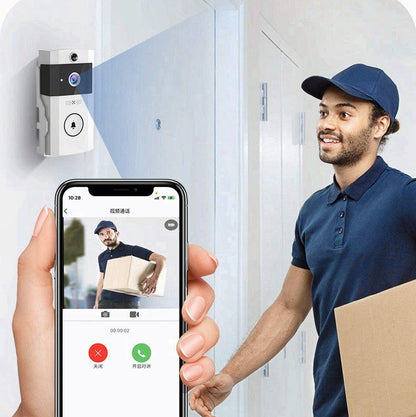 Wireless Smart Doorbell with Motion Alert & Night Vision
