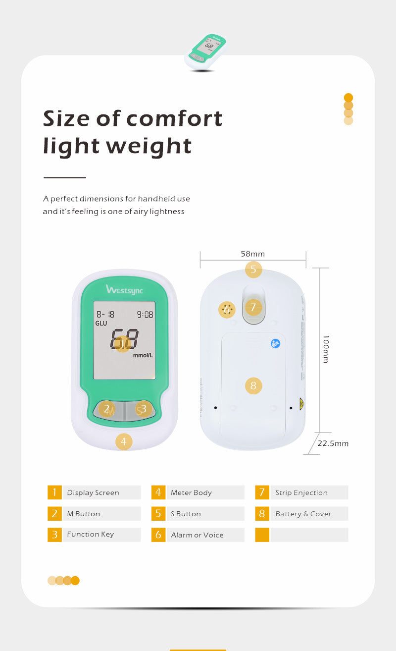 Accurate Home Health Tester for Cholesterol and Glucose