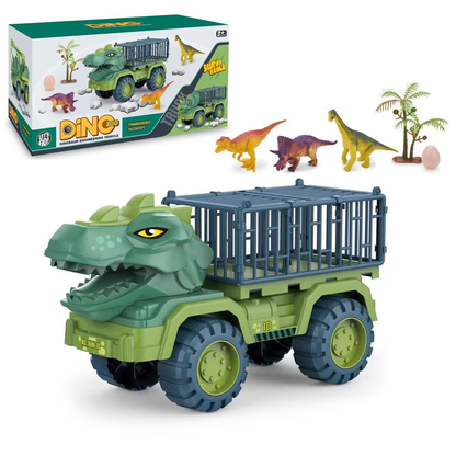 Fun Dino Action Figure Play Set with Trucks