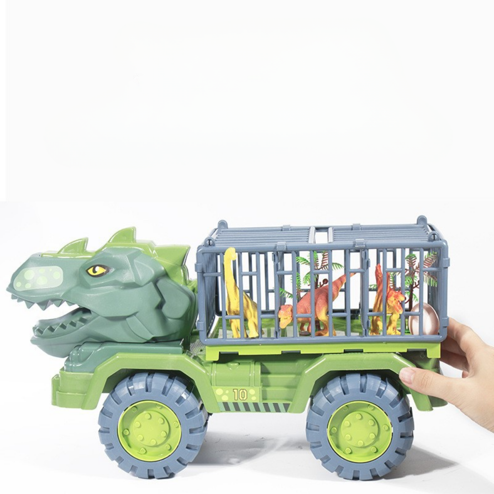 Fun Dino Action Figure Play Set with Trucks
