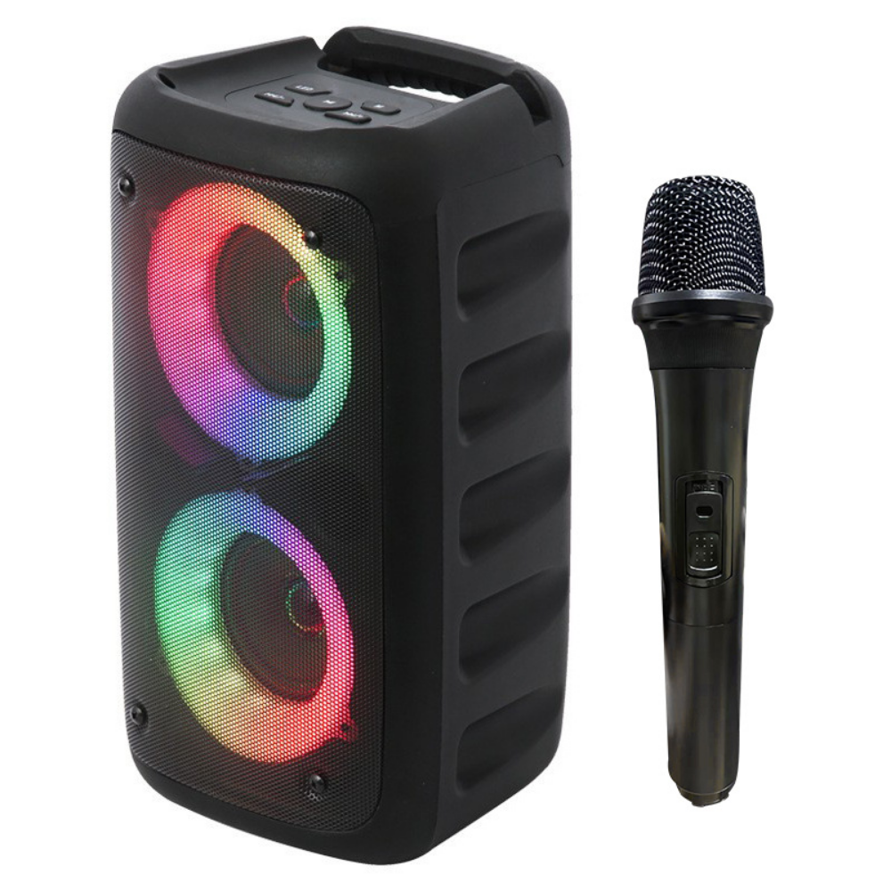 Wireless Portable Karaoke System with Microphones