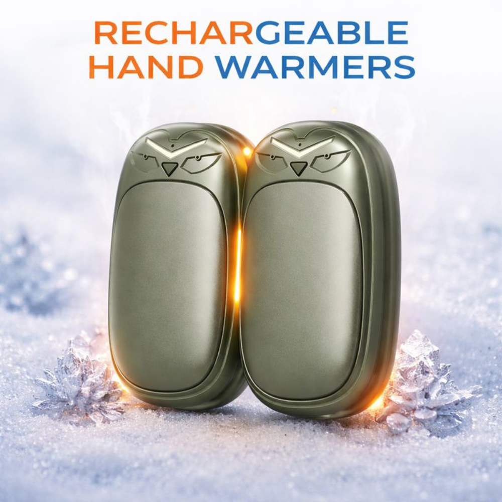 Portable Rechargeable Hand Warmers Dual Pack