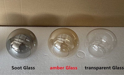 Elegant Glass Globe Stairway Lighting Fixture