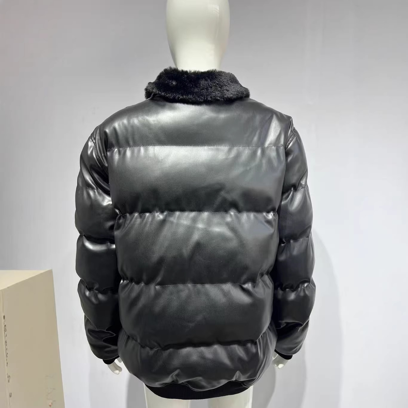 Warm Puffer Coat High Neck Windproof Parka