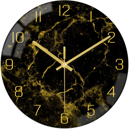 Stylish Glass Wall Clock – Unique Home Decor
