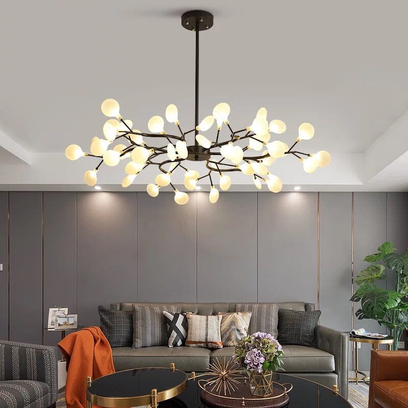 Golden Leaf Hanging Light
