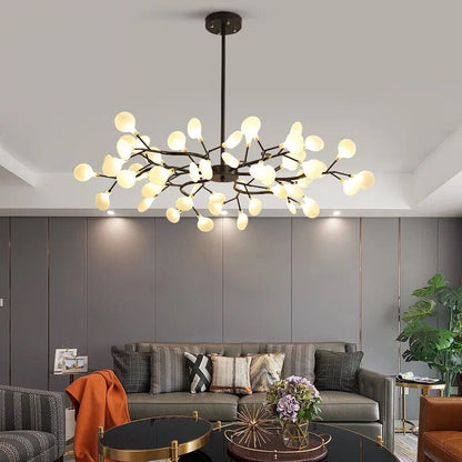 Golden Leaf Hanging Light