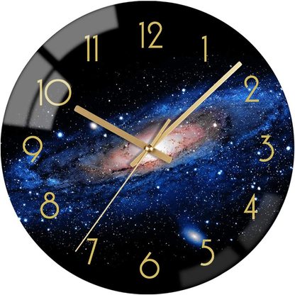 Stylish Glass Wall Clock – Unique Home Decor - Lusomart