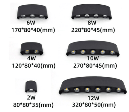 Bright Outdoor LED Wall Security Light
