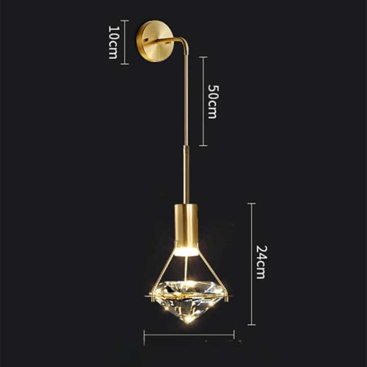 Luxury Crystal Wall Lamp
