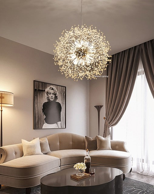 Modern Flower Drop Ceiling Light