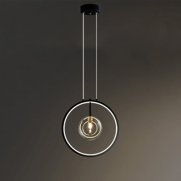 Clear Glass Hanging Pendant Light